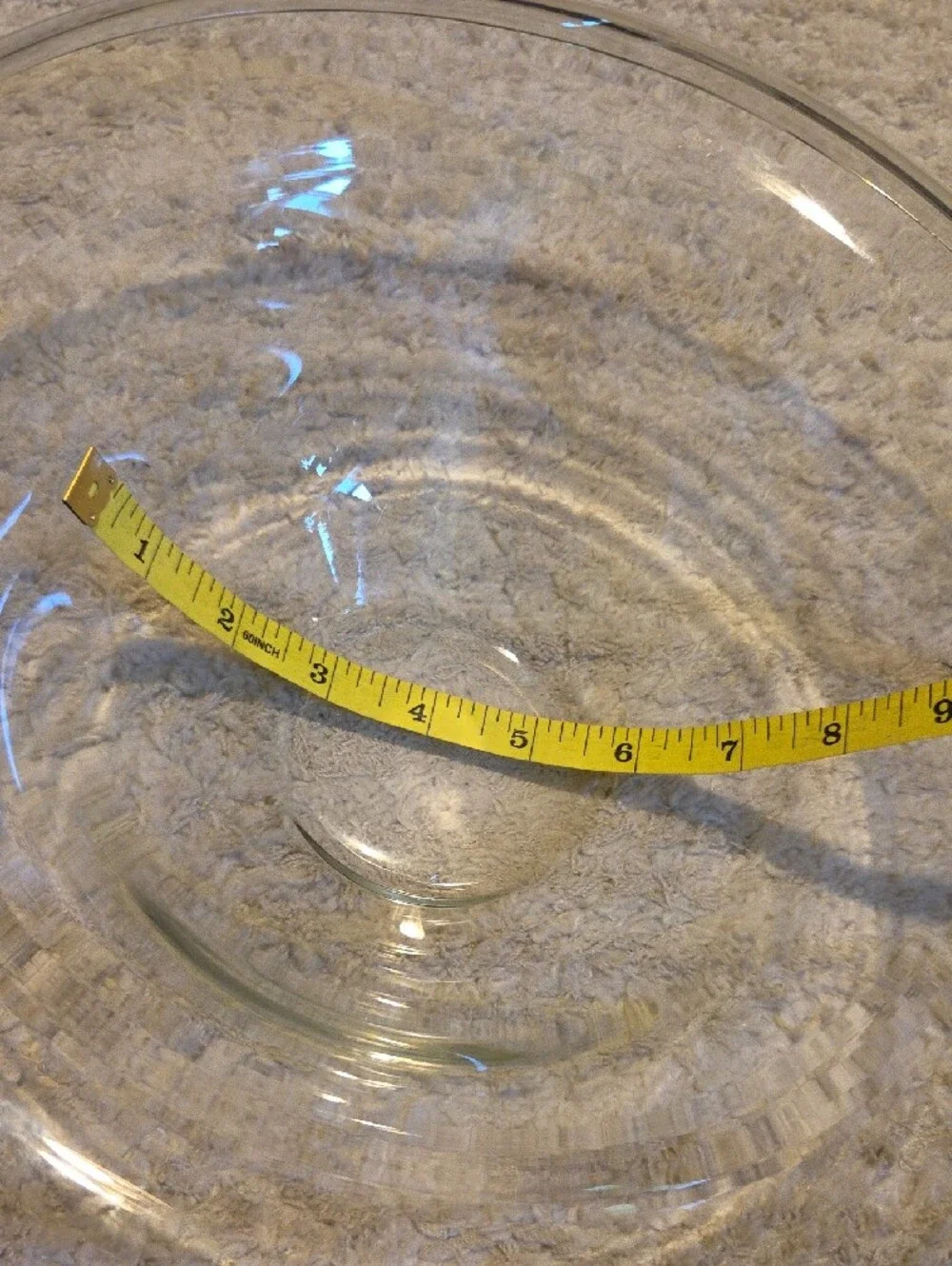 Clear Glass Serving Bowl